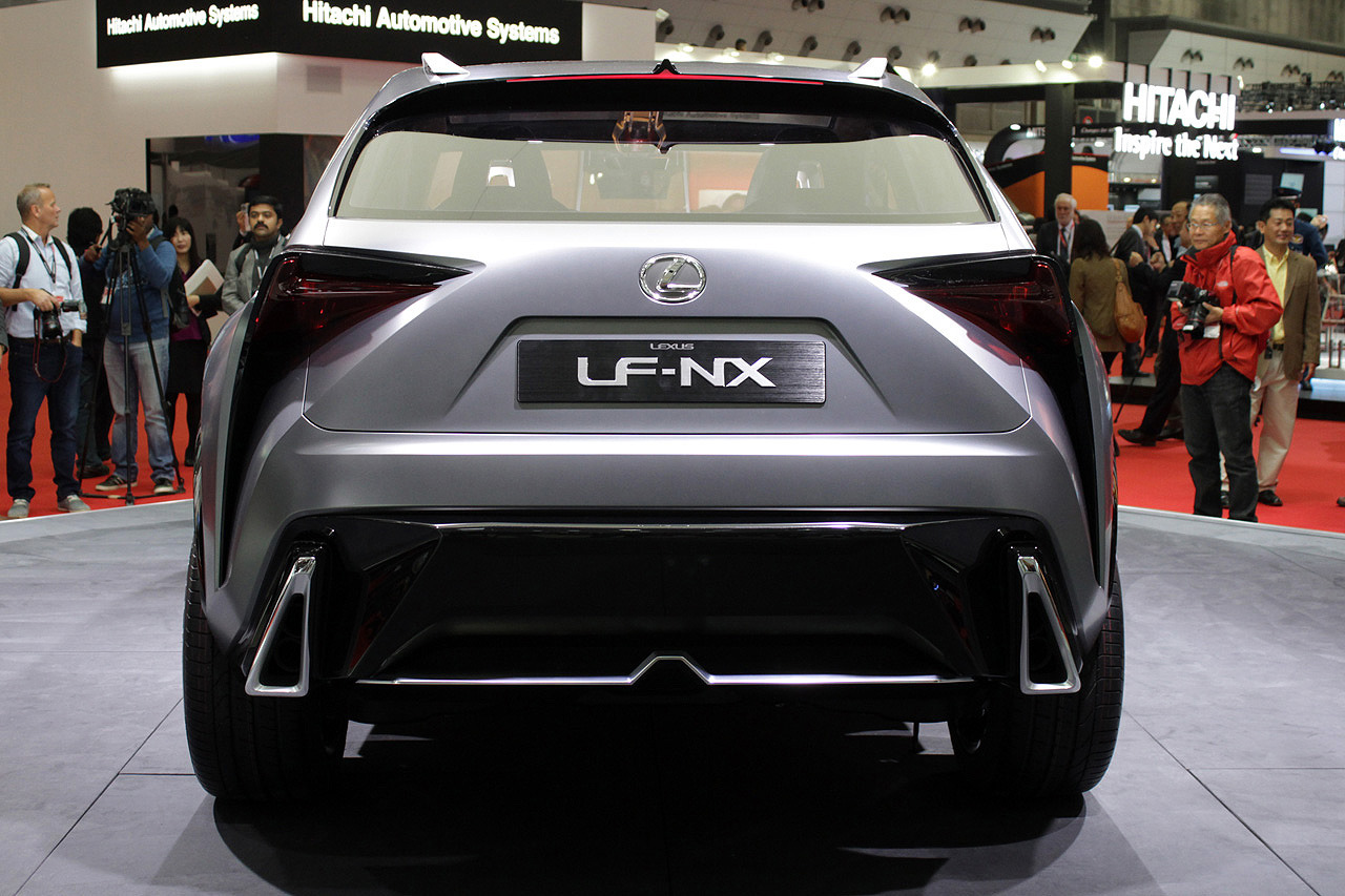 International, Lexus NX rear: Lexus NX Crossover Concept Akan Hadir di Detroit Motor Show 2014