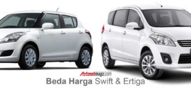 Perbedaan interior Suzuki Swift dan Suzuki Ertiga