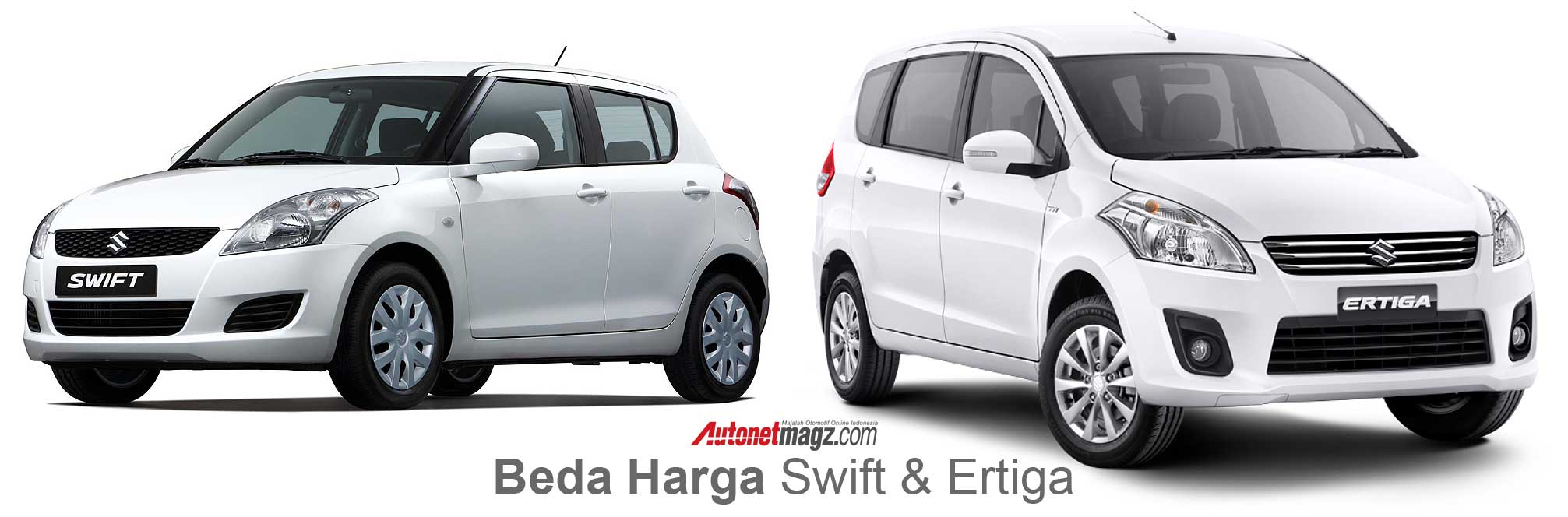 Perbandingan harga Suzuki Swift dan Suzuki Ertiga 