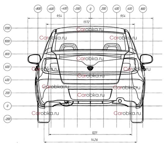 International, Spesifikasi Datsun sedan 2014 belakang: Tertangkap Kamera Datsun Sedan Dengan Basis Lada Granta