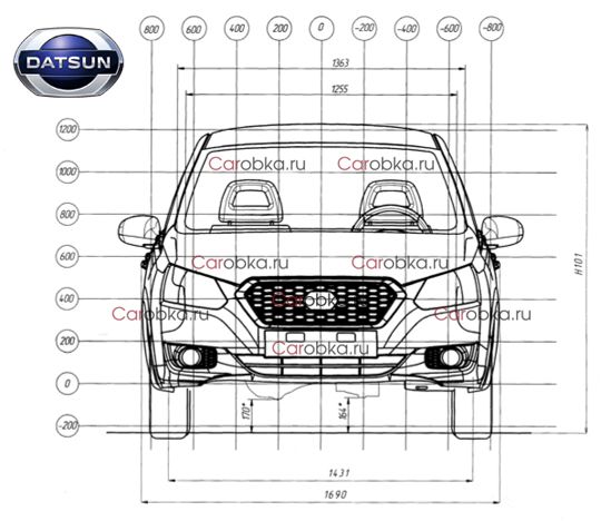 International, Spesifikasi Datsun sedan 2014 depan: Tertangkap Kamera Datsun Sedan Dengan Basis Lada Granta