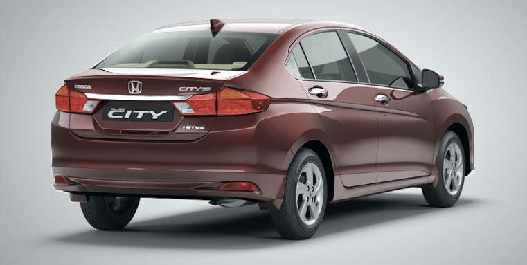 Honda, Honda City 2014 rear: Honda City 2014 Akhirnya Secara Resmi Diluncurkan di India