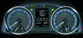 Toyota Corolla Altis 2014 dashboard