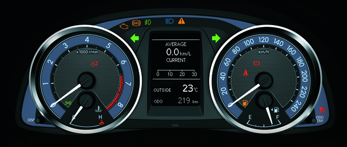 Mobil Baru, Toyota Corolla Altis 2014 speedometer: All New Toyota Corolla Altis 2014 Diluncurkan di Indonesia!