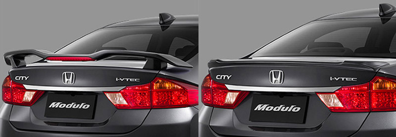Honda, rear spoiler modulo honda city 2014: Body Kit Honda City Modulo 2014 Tersedia Dalam 3 Pilihan Paket