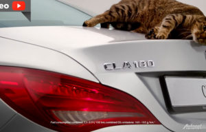 Kucing pun Terpeleset Karena Aerodinamika Mercedes-Benz CLA Kucing pun Terpeleset Karena Aerodinamika Mercedes-Benz CLA