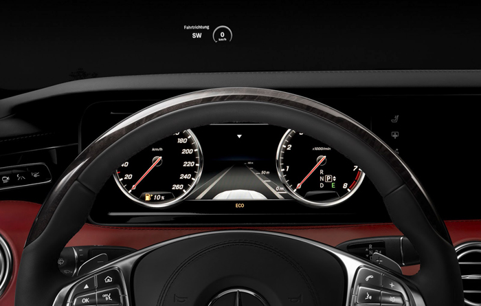 International, Mercedes-Benz S Coupe speedometer: Ini Dia Mercedes-Benz S Coupe 2 Pintu