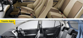 Perbandingan interior Honda Brio dengan Toyota Agya