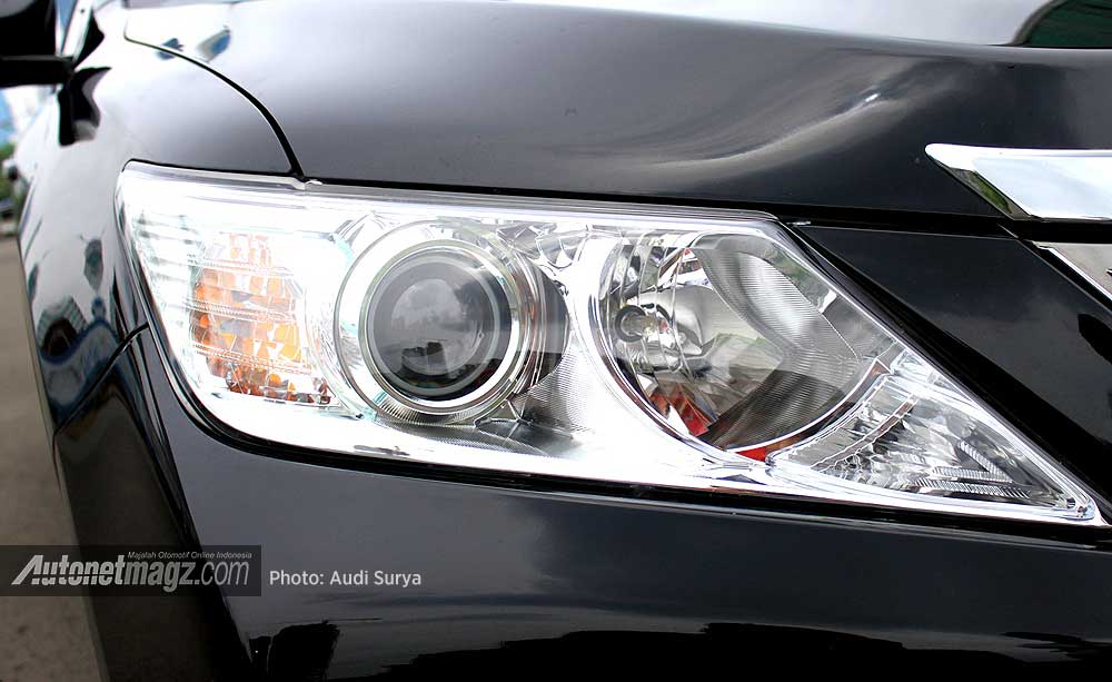 Review, Projector headlamp Toyota Camry 2014: Review All New Toyota Camry 2.5 Tipe G [with Video]