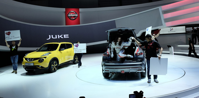 Geneva Motor Show 2014, 2015 Nissan Juke Nismo demonstration: Nissan Juke Nismo Facelift Tenaganya Bertambah 18 Hp! [Galeri foto]