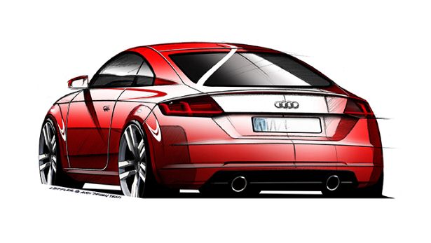 Audi TT 2014 belakang