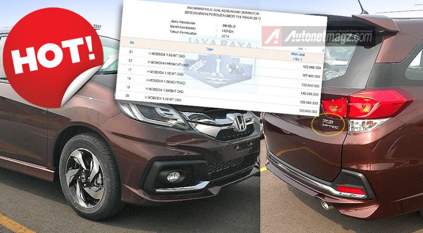 Harga Honda Mobilio RS Muncul di NJKB, Perkiraan Tembus 225 Juta! Harga Honda Mobilio RS Muncul di NJKB, Perkiraan Tembus 225 Juta!