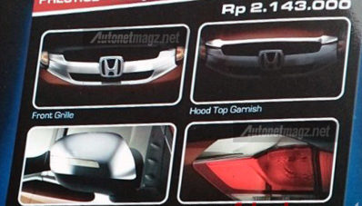 Ini Nih Paket Aksesoris Honda Mobilio Modulo!