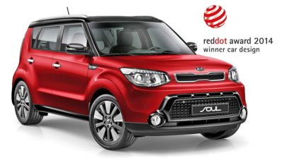 KIA Soul Menerima Penghargaan Red Dot Design Award 2014