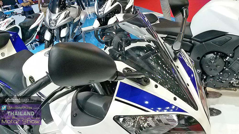Bangkok Motorshow, Kaca winshield Yamaha R15: First Impression Review Yamaha R15 dari Bangkok Motor Show