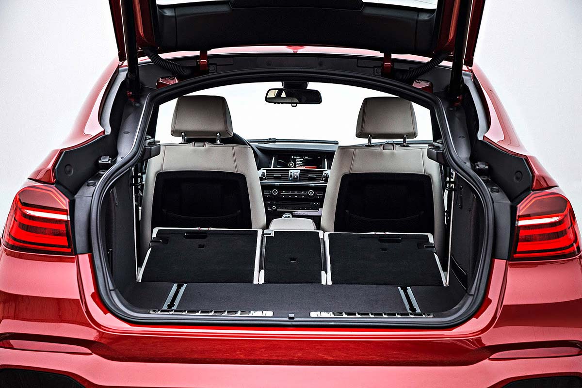 BMW, Konfigurasi buka tutup jok belakang BMW X4 2014: Untuk Pertama Kalinya BMW X4 Diperkenalkan ke Publik [Galeri foto & video]