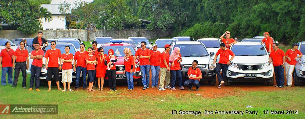 Kia, Kopdar pemilik mobil KIA Sportage: Indonesian Sportage Merayakan Ulang Tahun ke-2 [galeri Foto dan Video]