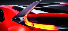 Diffuser dan double muffler Honda Civic Type R Concept 2015