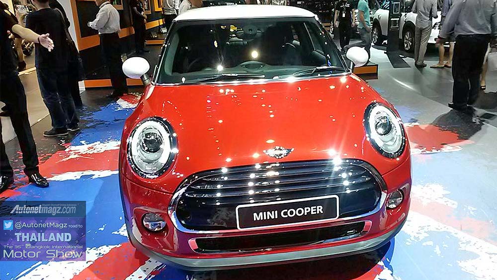 Bangkok Motorshow, MINI Cooper tahun 2014 tampak depan: First Impression Review Mini Cooper 2014 Dari Bangkok Motorshow
