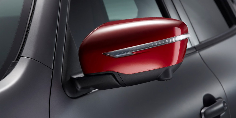 Geneva Motor Show 2014, Nissan Juke Nismo side mirror: Nissan Juke Nismo Facelift Tenaganya Bertambah 18 Hp! [Galeri foto]