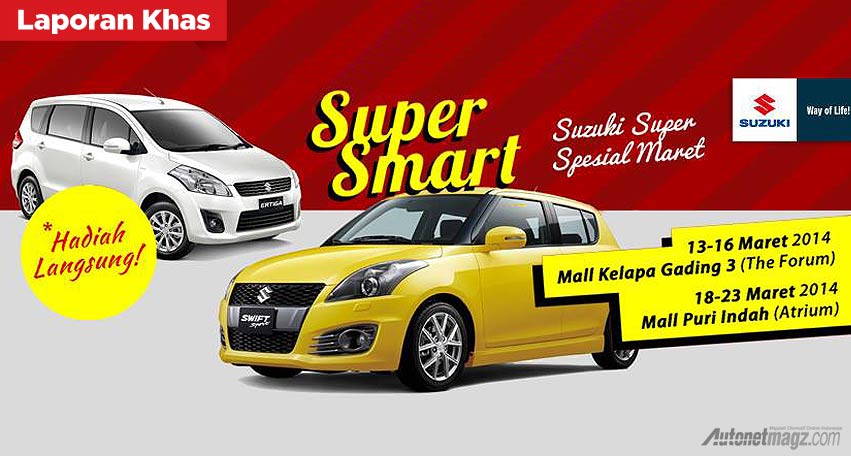 Suzuki, Program diskon cash back Suzuki SUPER SMART: SUPER SMART, Program Diskon dan Hadiah dari Suzuki Indonesia