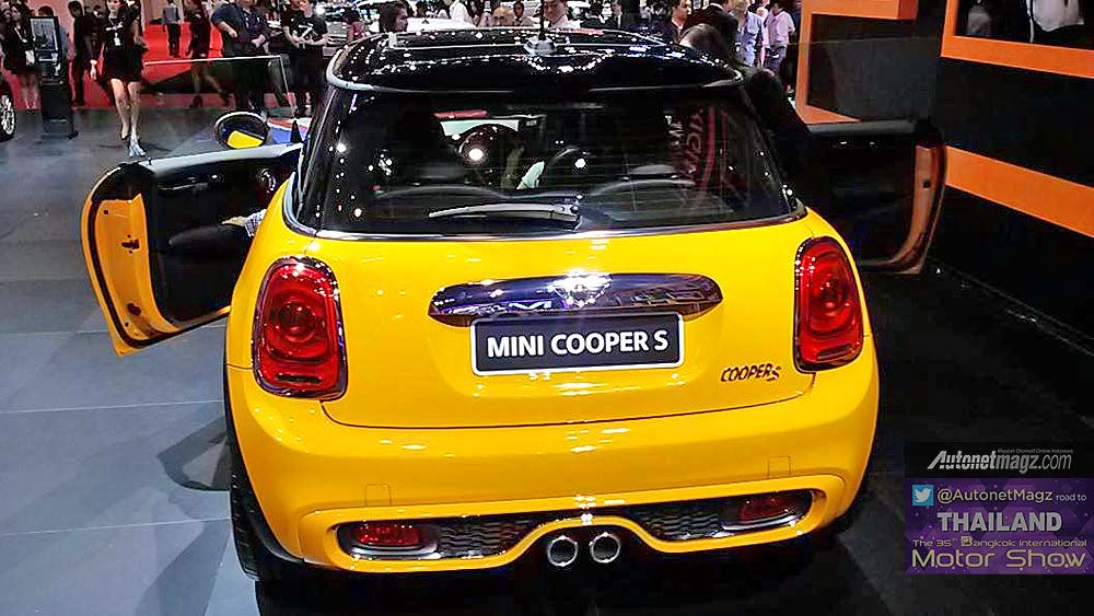 Bangkok Motorshow, Rear bumper MINI S: First Impression Review Mini Cooper 2014 Dari Bangkok Motorshow