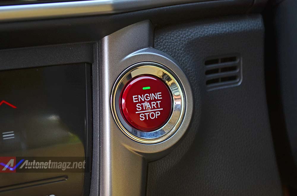 Honda, Start Stop Engine button Honda City 2014: First Impression dan Test Drive Honda City 2014 Diesel by AutonetMagz