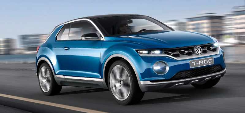 Geneva Motor Show 2014, VW T-ROC SUV: VW T-ROC 2 Pintu Untuk Menghadang Nissan Juke