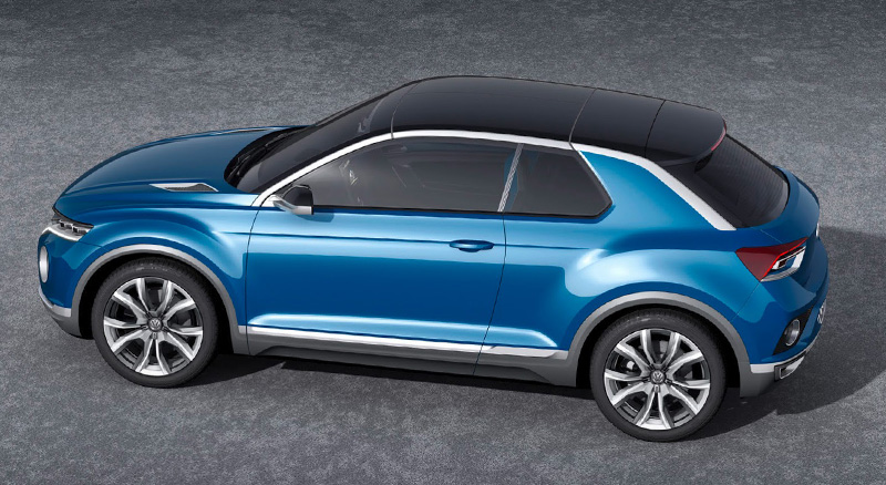 Geneva Motor Show 2014, VW T-ROC coupe suv: VW T-ROC 2 Pintu Untuk Menghadang Nissan Juke