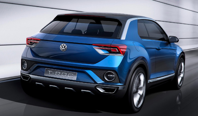 Geneva Motor Show 2014, VW T-ROC desing: VW T-ROC 2 Pintu Untuk Menghadang Nissan Juke
