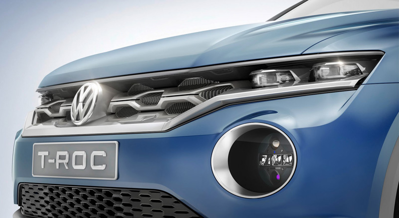Geneva Motor Show 2014, VW T-ROC fascia: VW T-ROC 2 Pintu Untuk Menghadang Nissan Juke
