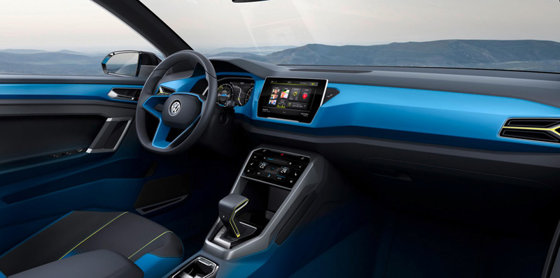 Geneva Motor Show 2014, VW T-ROC interior: VW T-ROC 2 Pintu Untuk Menghadang Nissan Juke
