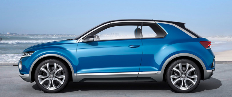 Geneva Motor Show 2014, VW T-ROC side: VW T-ROC 2 Pintu Untuk Menghadang Nissan Juke
