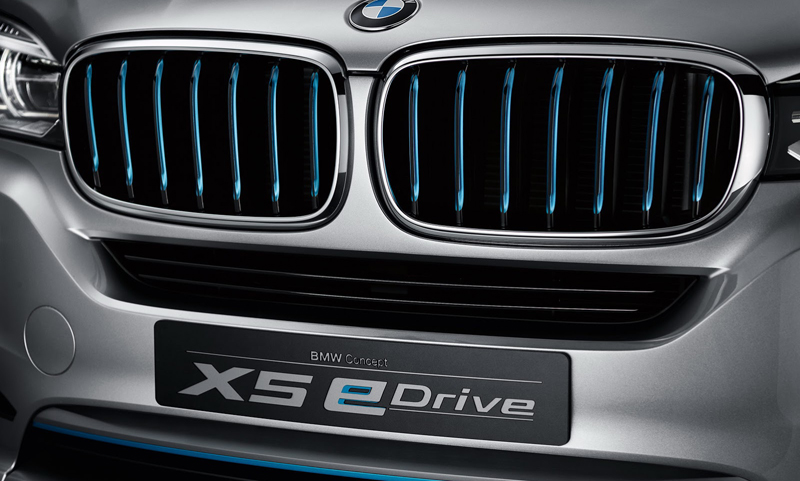 BMW, BMW X5 eDrive grille: BMW X5 eDrive Plug In Hybrid Akan Hadir di New York Motorshow