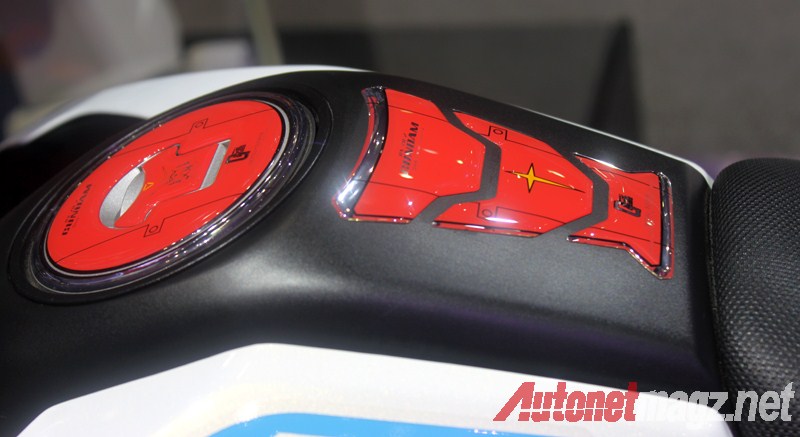 Bangkok Motorshow, Honda MSX 125 Gundam Edition Fuel Cap: First Impression Review Honda MSX125 Gundam Edition