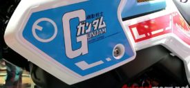 Honda MSX 125 Gundam Edition Sticker details