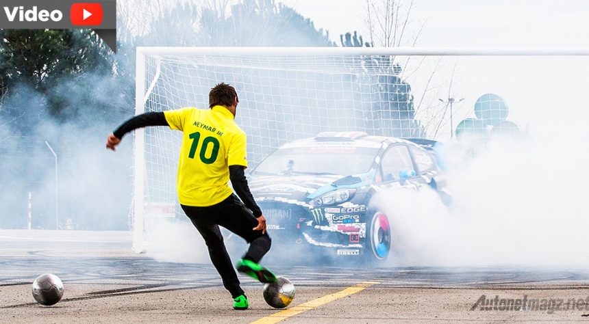 Ken Block vs Neymar Jr Dalam Video Castrol Footkhana Ken Block vs Neymar Jr Dalam Video Castrol Footkhana