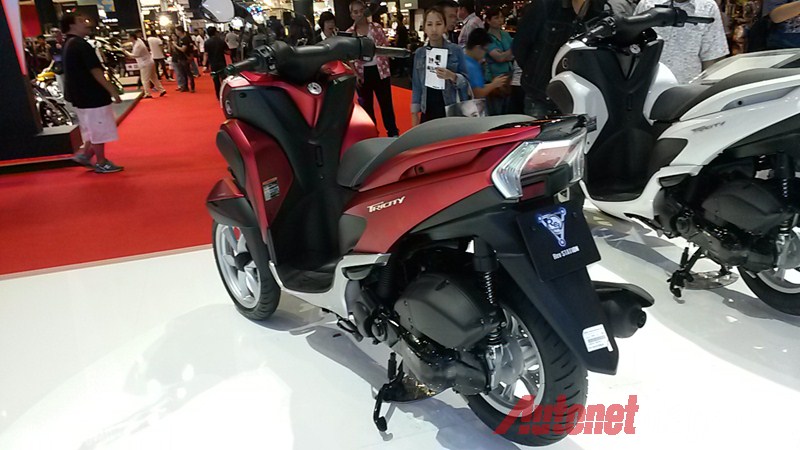 Bangkok Motorshow, Yamaha Tricity Rear: First Impression Review Yamaha Tricity dari Bangkok Motorshow