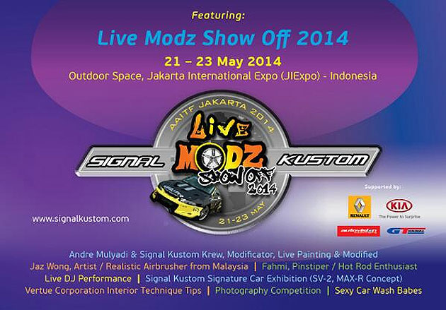 Event, AAITF Jakarta 2014: Live Modz Show Off 2014 : Program Modif Mobil Secara Live Pertama di Tanah Air
