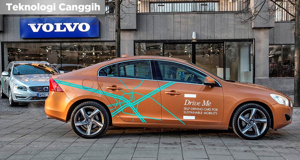 Hi-Tech, Volvo Autonomous Car Drive Me technology: Wow, Volvo Uji 100 Mobil Yang Dapat Menyupir Sendiri di Gothenburg, Swedia