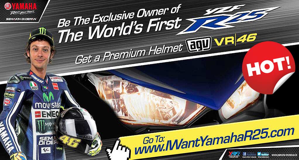 Motor Baru, Yamaha R 25 Lampu Depan inden pesan Yamaha R25: Yamaha R25 Sudah Bisa Dipesan 20 Mei Ini!