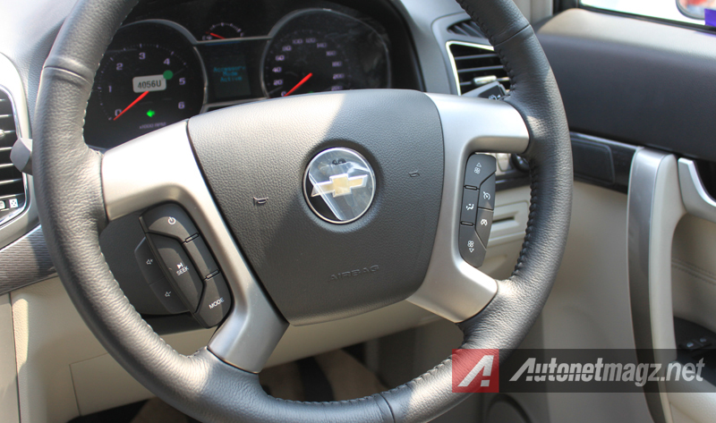 Chevrolet, 2015 Chevrolet Captiva Facelift steering: First Impression Review 2015 Chevrolet Captiva AWD Facelift