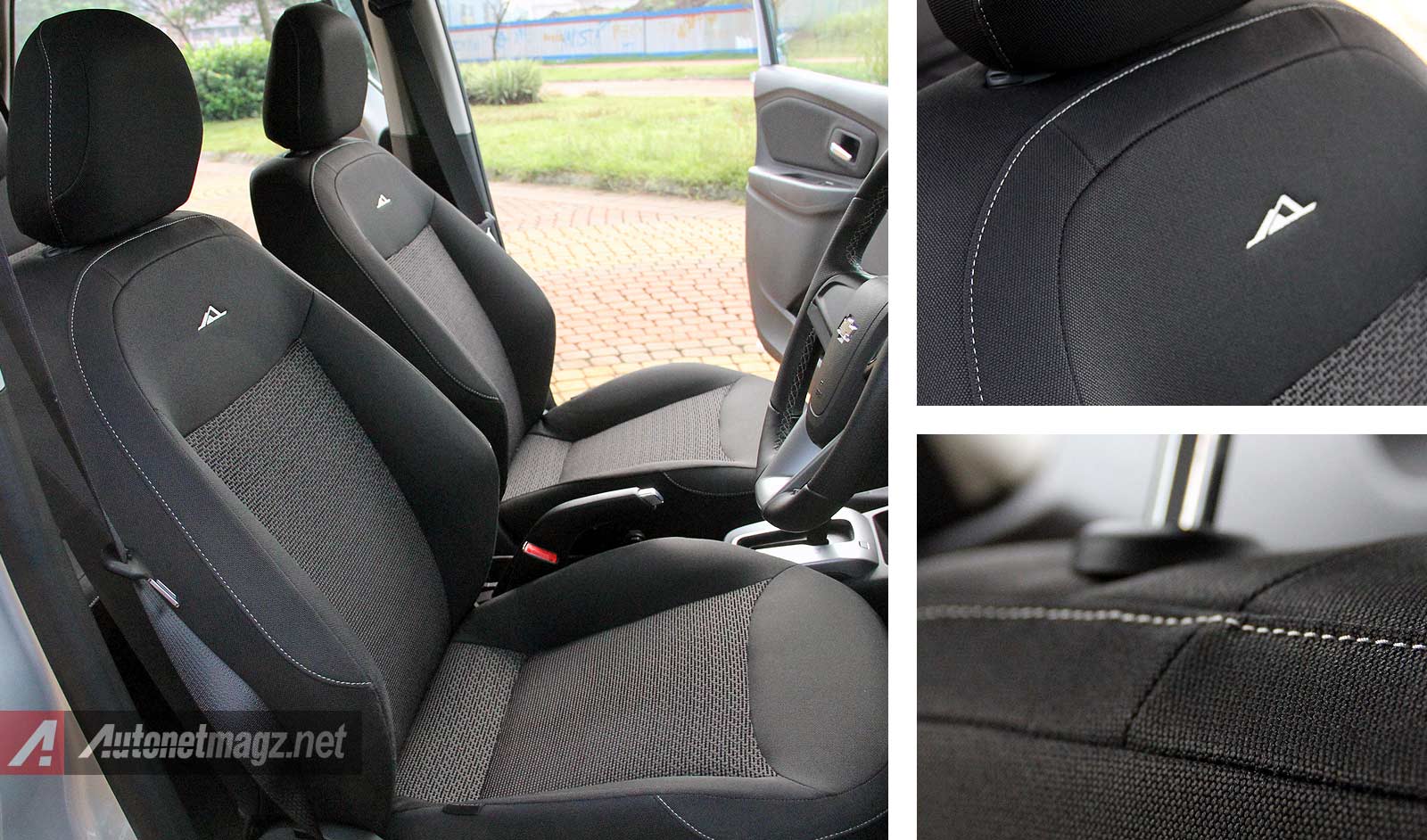 Chevrolet, Detail material bahan kursi jok Chevrolet Spin Activ: Test Drive Review Chevrolet Spin Activ 1.5 AT by AutonetMagz [with Video]