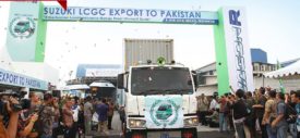 Menteri Perindustrian RI Mohamad S Hidayat melepas ekspor mobil LCGC Suzuki Karimun Wagon R ke Pakistan