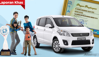 Suzuki Ertiga Mendapat Penghargaan ‘Pariwara Mitra Keluarga Award 2014’ dari BKKBN Suzuki Ertiga Mendapat Penghargaan ‘Pariwara Mitra Keluarga Award 2014’ dari BKKBN