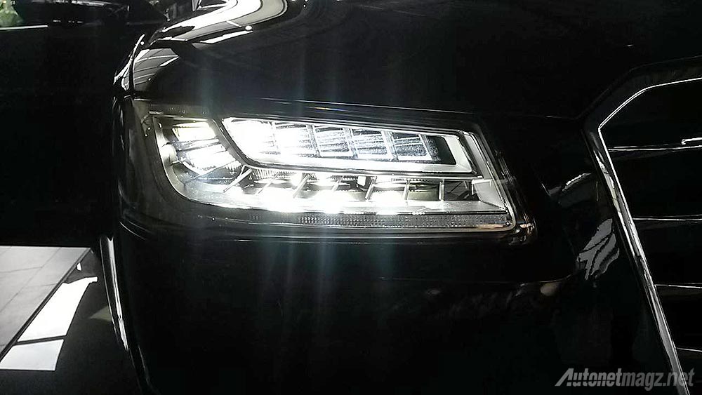 Audi, Lampu Matrix LED teknologi Audi: Audi A8L 2014 Diluncurkan di Indonesia