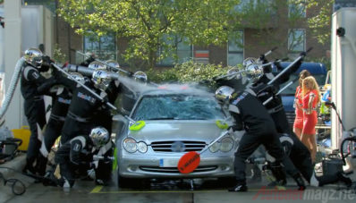 Sensasi Cuci Mobil Ala Pit Stop F1! [With Video]