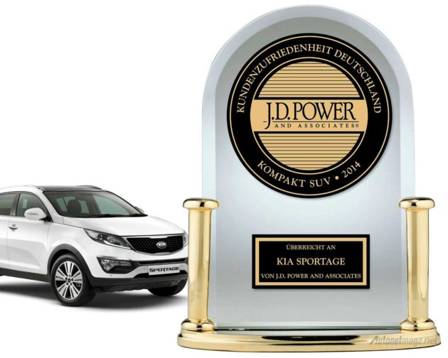 Penghargaan Internasional dari Germany Vehicle Ownership Satisfaction Study™ 2014 untuk KIA Sportage