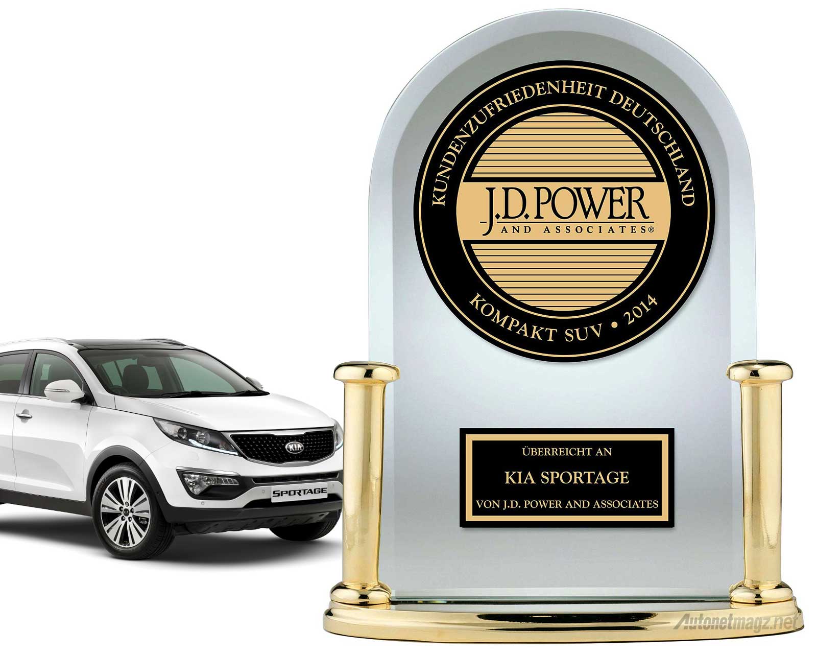 International, Penghargaan Internasional dari Germany Vehicle Ownership Satisfaction Study™ 2014 untuk KIA Sportage: KIA Sportage Menerima Penghargaan Germany Vehicle Ownership Satisfaction Study™ 2014