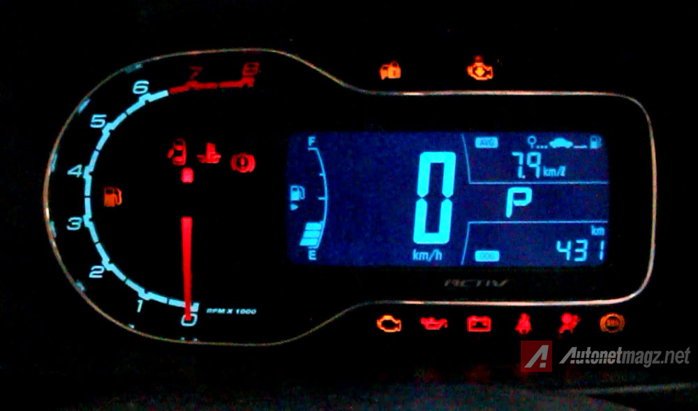 Chevrolet, Speedometer digital Chevrolet Spin Activ 1.5 Automatic: Test Drive Review Chevrolet Spin Activ 1.5 AT by AutonetMagz [with Video]